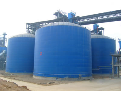 河东水泥钢板库改造